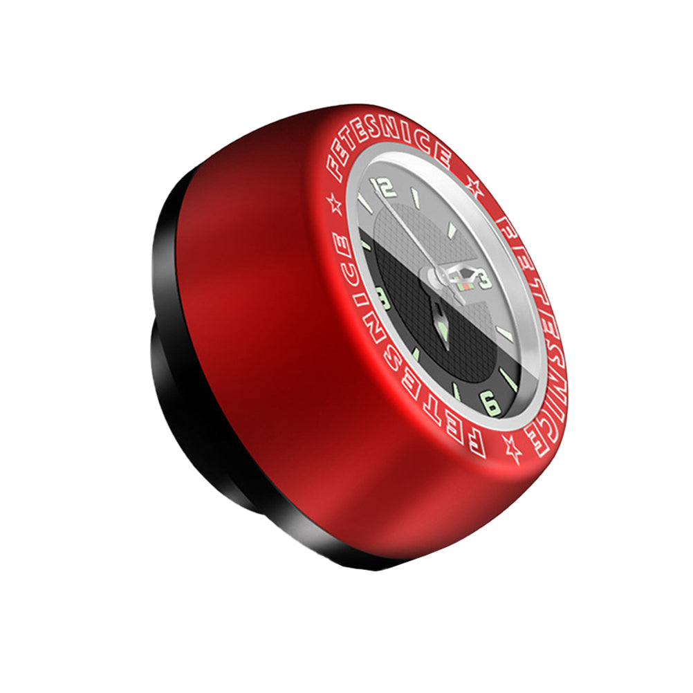 Waterproof Luminous Headset Stem Watch Computer Bike Vehicle Clock Cycling Head Parts Timepiece (Red) Q61027