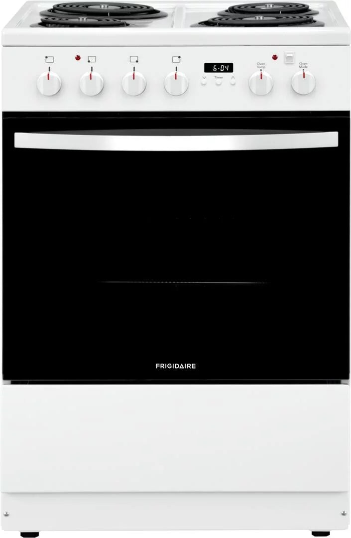 24" Freestanding Coil Electric Range Stainless Steel L455