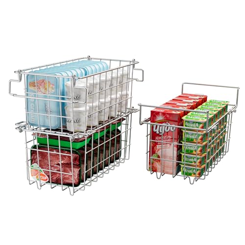 Stackable Freezer Organizer - Expandable Bin*1 + Stackable Bins*2 O497
