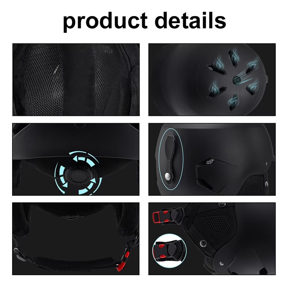 Adjustable Cycling Ski Snowboard Helmet K969263