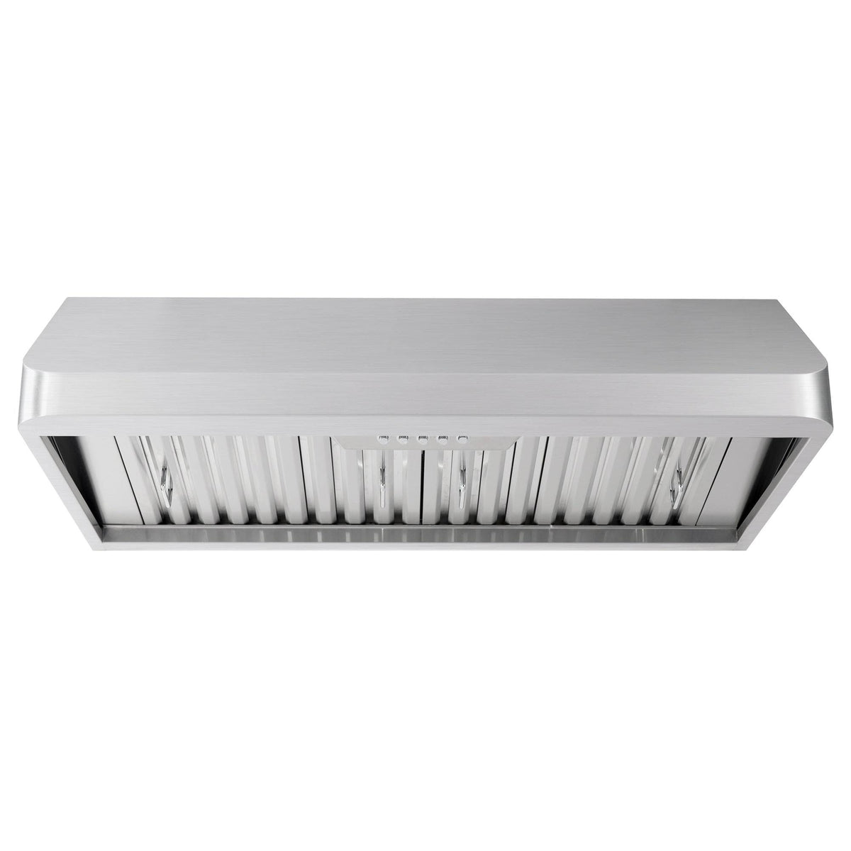 36 in Ducted Under Cabinet Range Hood in Stainless Steel with Push Button Controls, LED Lighting and Permanent Filters E75952