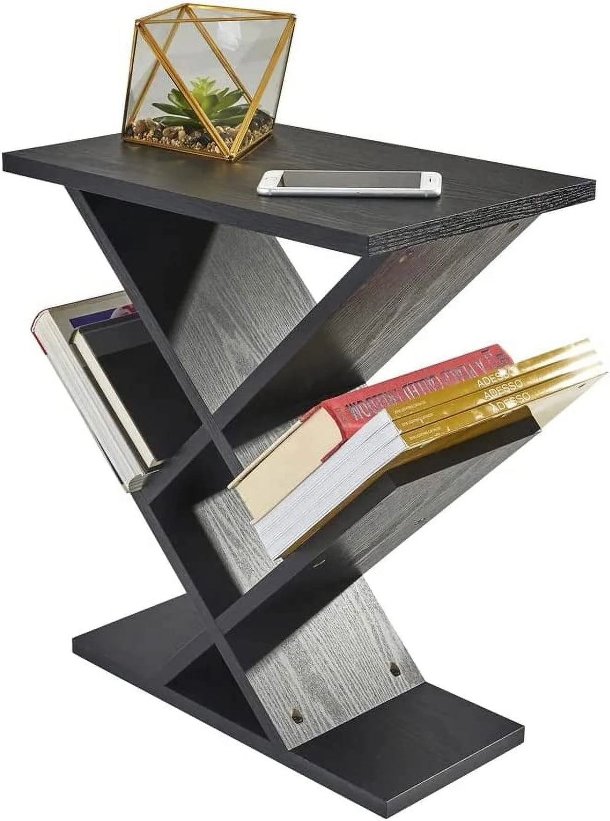 Black Storage Side Table S1253