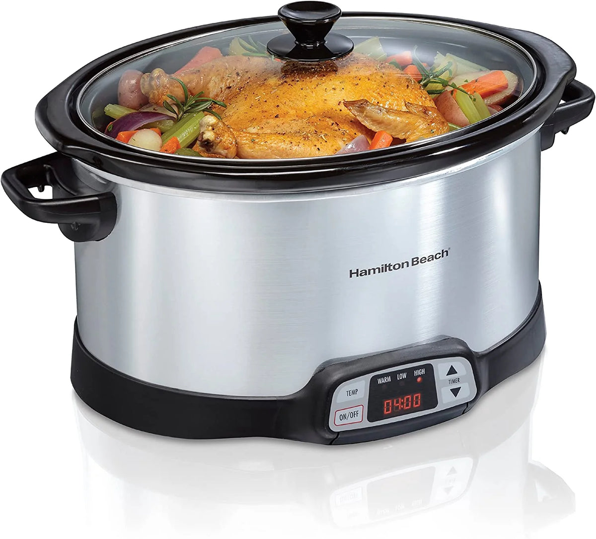 10 Quart Programmable Slow Cooker with Stovetop Safe Crock & 8 Quart Programmable Slow Cooker A252224