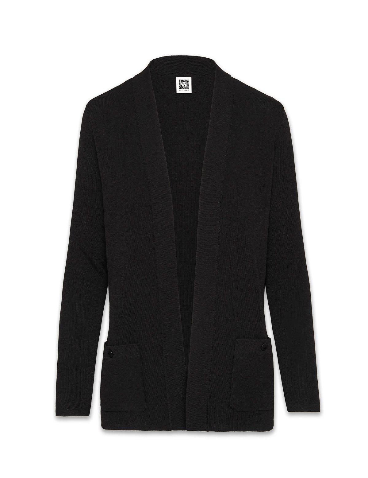 Black Open Front Cardigan S656697