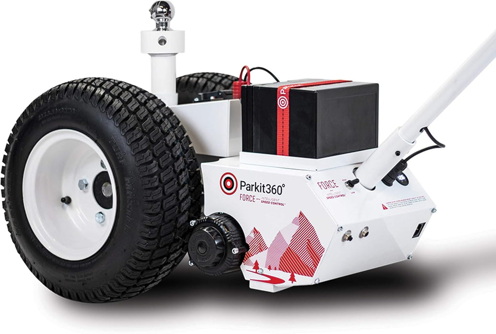 Battery Powered Trailer Jack Utility Dolly with 2 Hitch Balls J5053