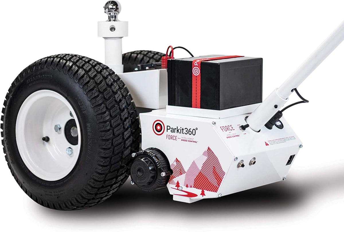 Battery Powered Trailer Jack Utility Dolly with 2 Hitch Balls J5053