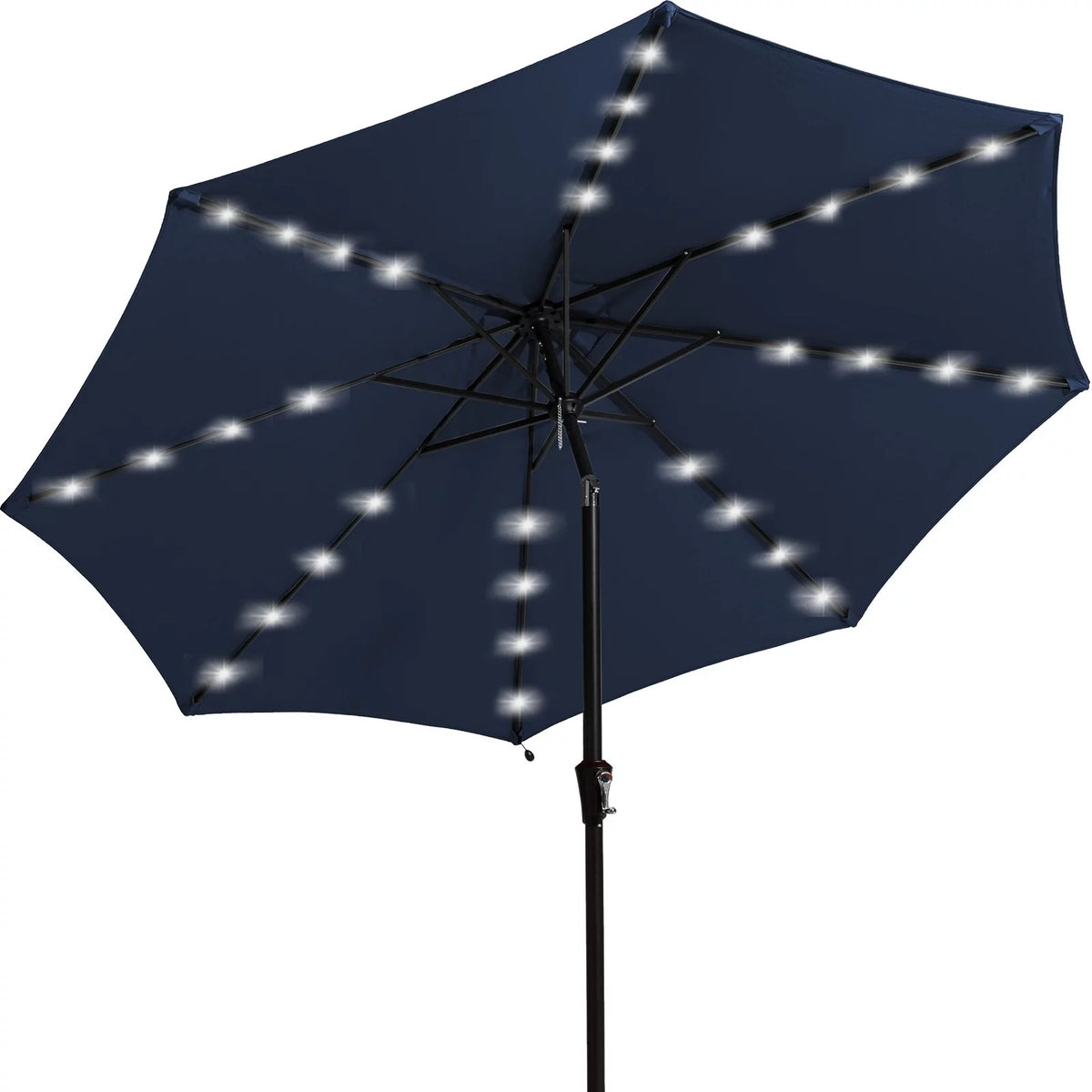 10 ft LED Solar Patio Umbrella H5638
