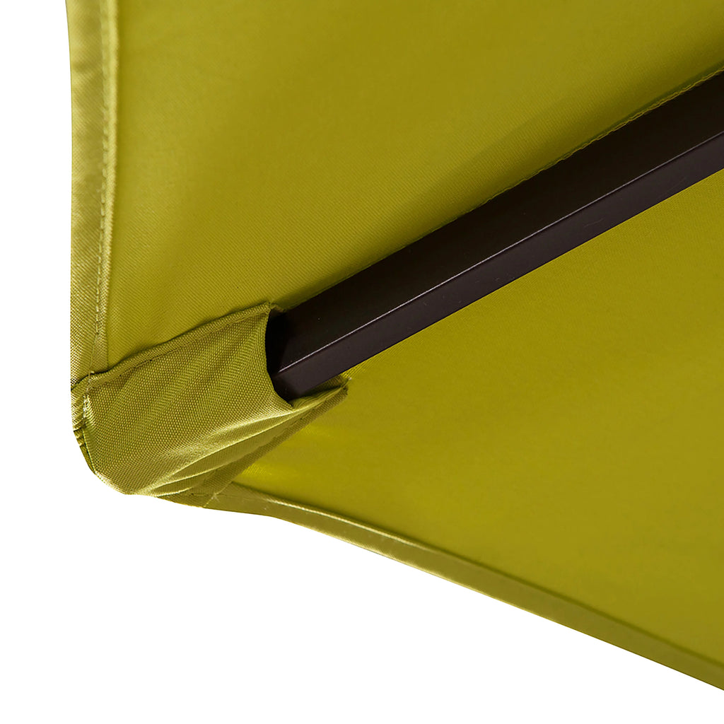 9 Ft Patio Umbrella with Round Resin Base H710