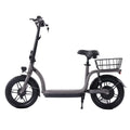 Electric Scooter with Seat, 400W, 14 Pneumatic Tire, Black R56111