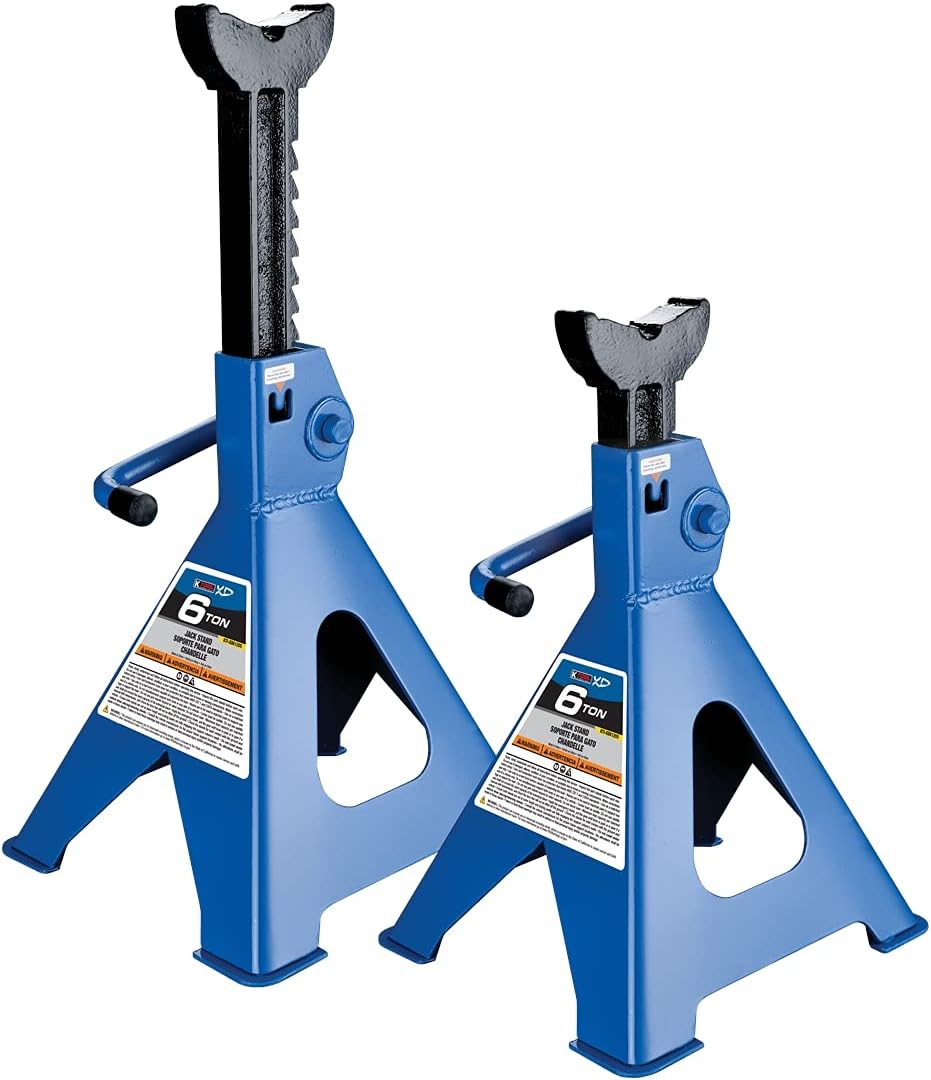 3 Ton Jack Stands Pair, Height Ranges 11 2/5" to 16 7/10", Pack of 2 Z900