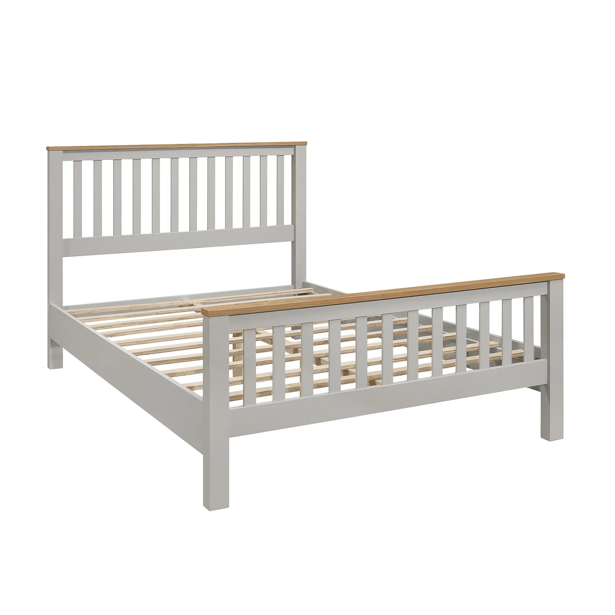 Full Size Solid Wood Platform Bed with Headboard C942510