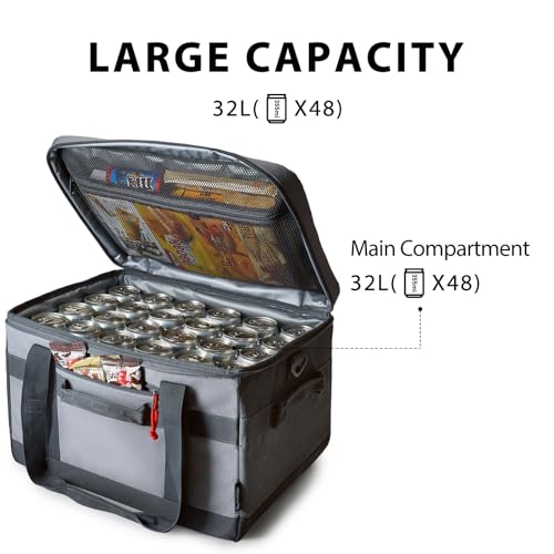 48/60 Cans Insulated Collapsible Soft Cooler Bag K92001