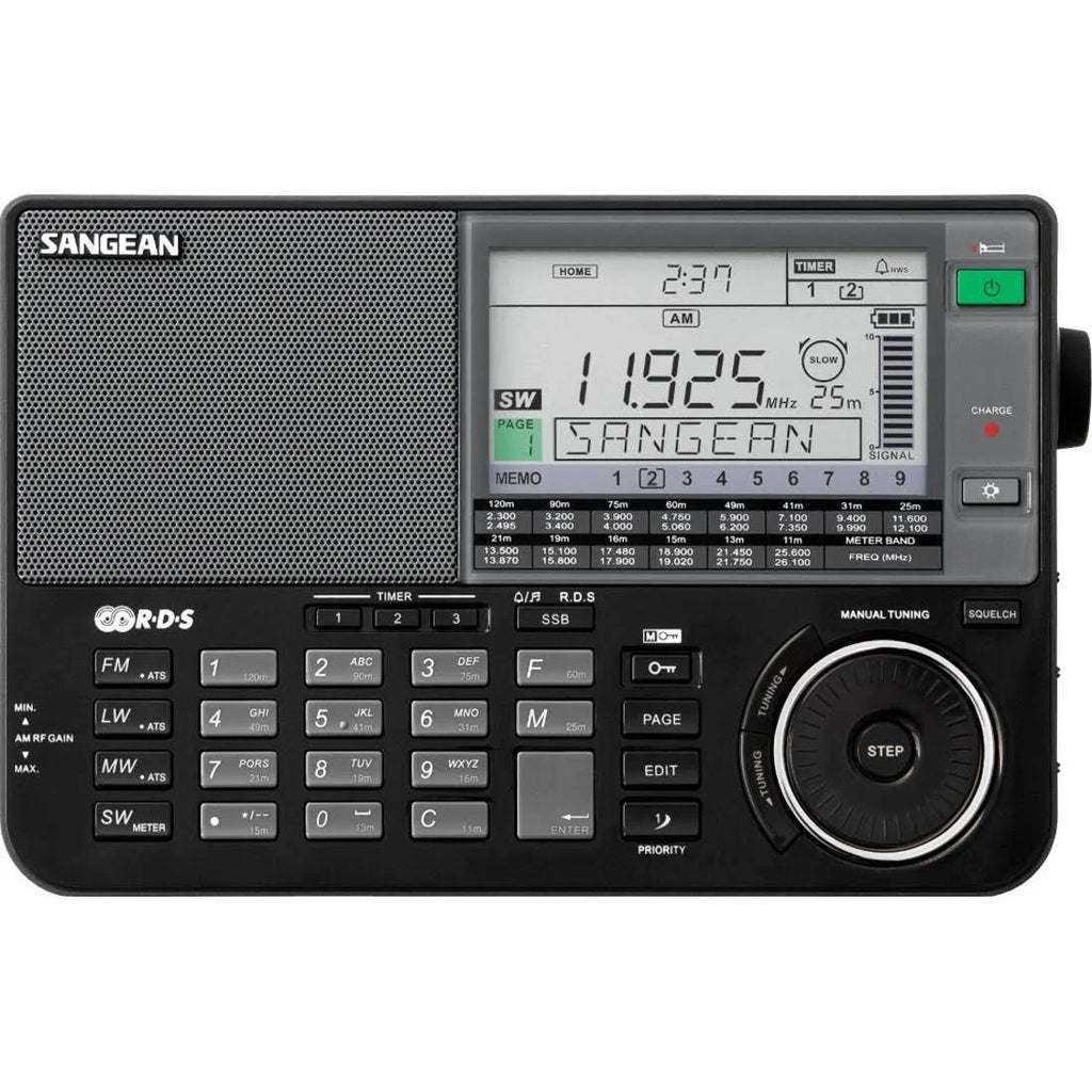 Black Portable Radio with Antenna N427