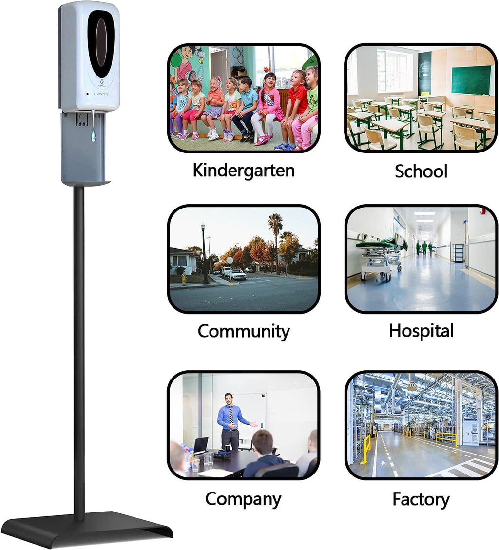 Touchless Hand Sanitizer Dispenser with Stand and 3 Nozzles U45736