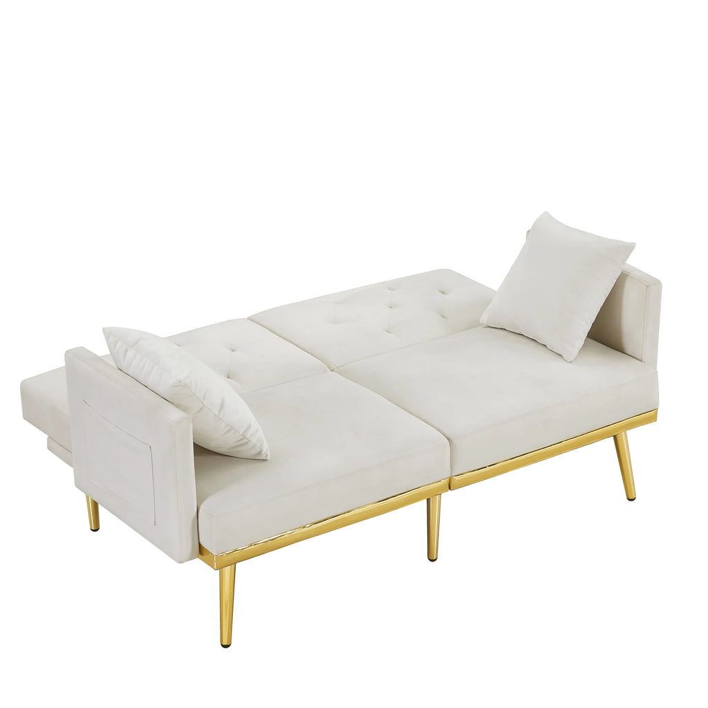 White Sofa Bed F95686