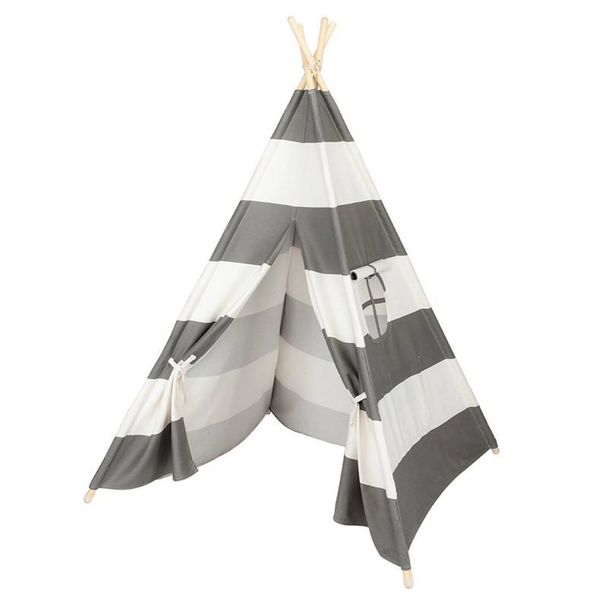 Natural Cotton Canvas Teepee Tent for Kids N64741