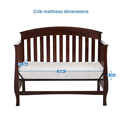 Dual Side Memory Foam Crib Mattress W594313