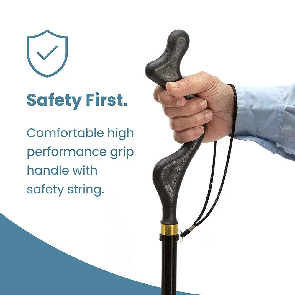 10 Adjustable Heights Self Standing Folding Walking Cane N3957