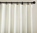 Blackout Dupioni Silk Pole Pocket Drape Y3158