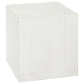 White Wood Accent Table R2546
