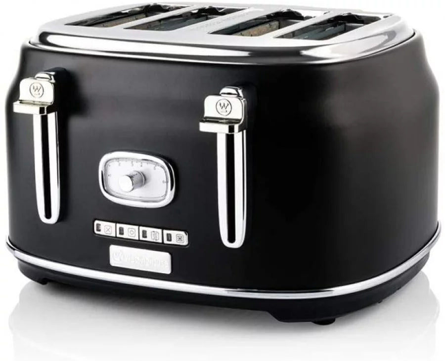 Black 4 Slice Toaster J582