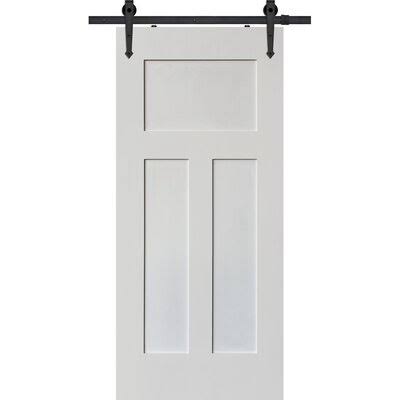 Solid Wood Panelled Interior Barn Door O2186
