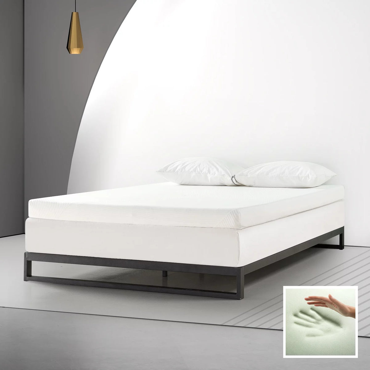 Queen Memory Foam Mattress Topper U401