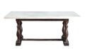 72" Marble Top Dining Table P997226