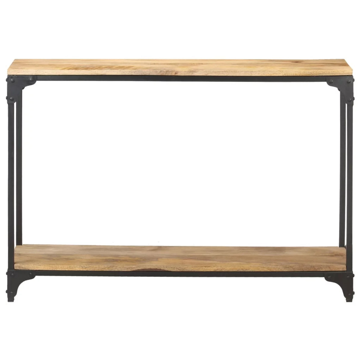 43.3"x11.8"x29.5" Solid Mango Wood Console Table Y8806