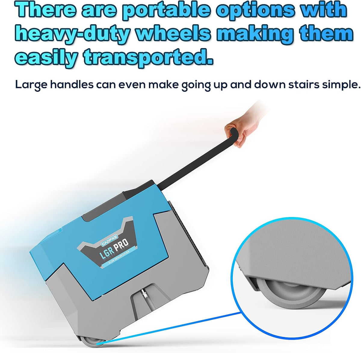 Commercial Dehumidifier with Pump & Drain Hose, Up to 13.39 Gallons/Day P498