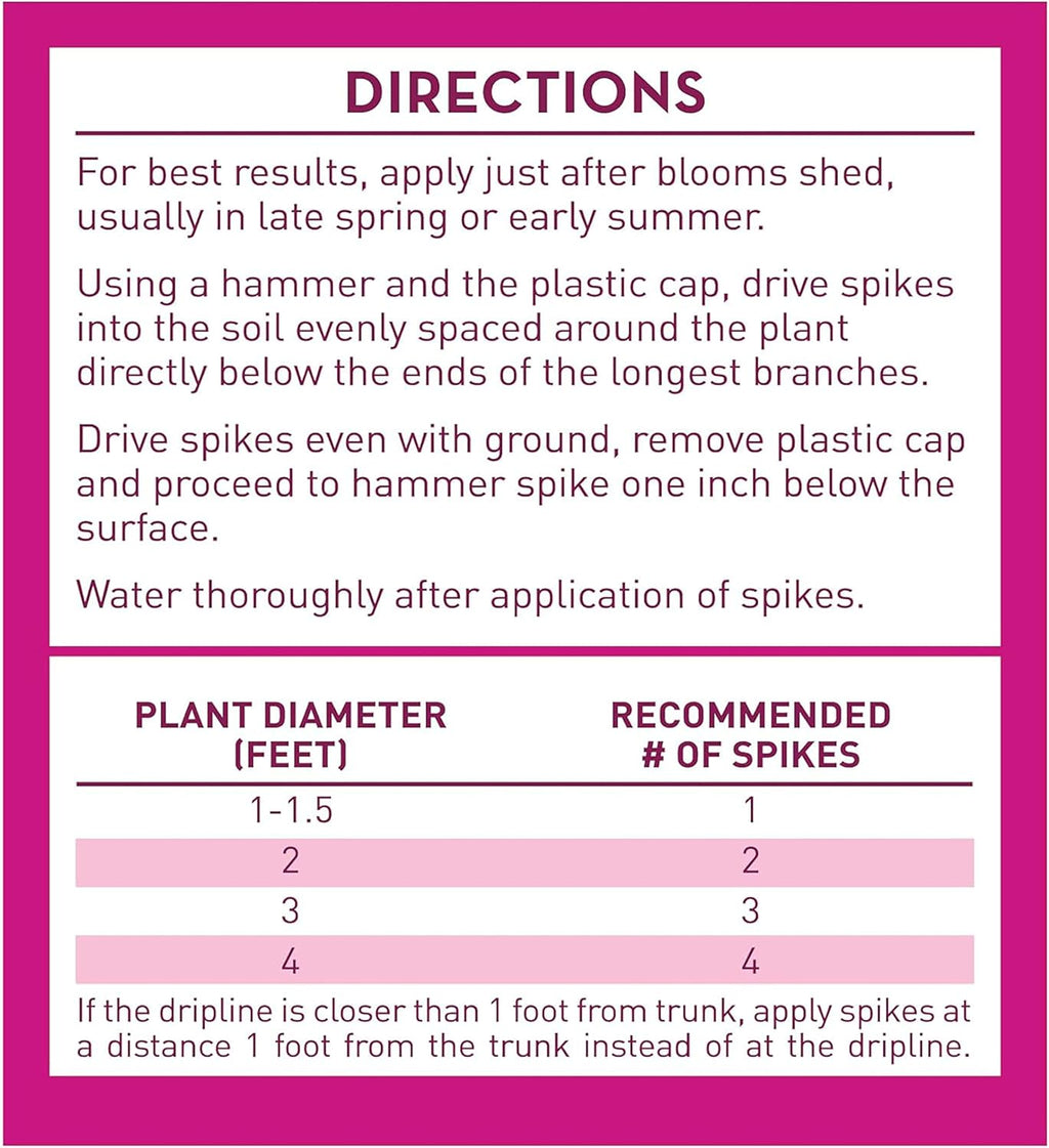 10 Count Acid Loving Plants Fertilizer Spikes O2949