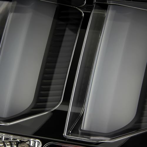 Smoked LED Tail Lamp Brake Lights with Sequential Signal Pair T64264