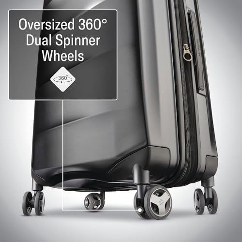 Silver 21-Inch Hardside Expandable Luggage with Spinner Wheels S199141