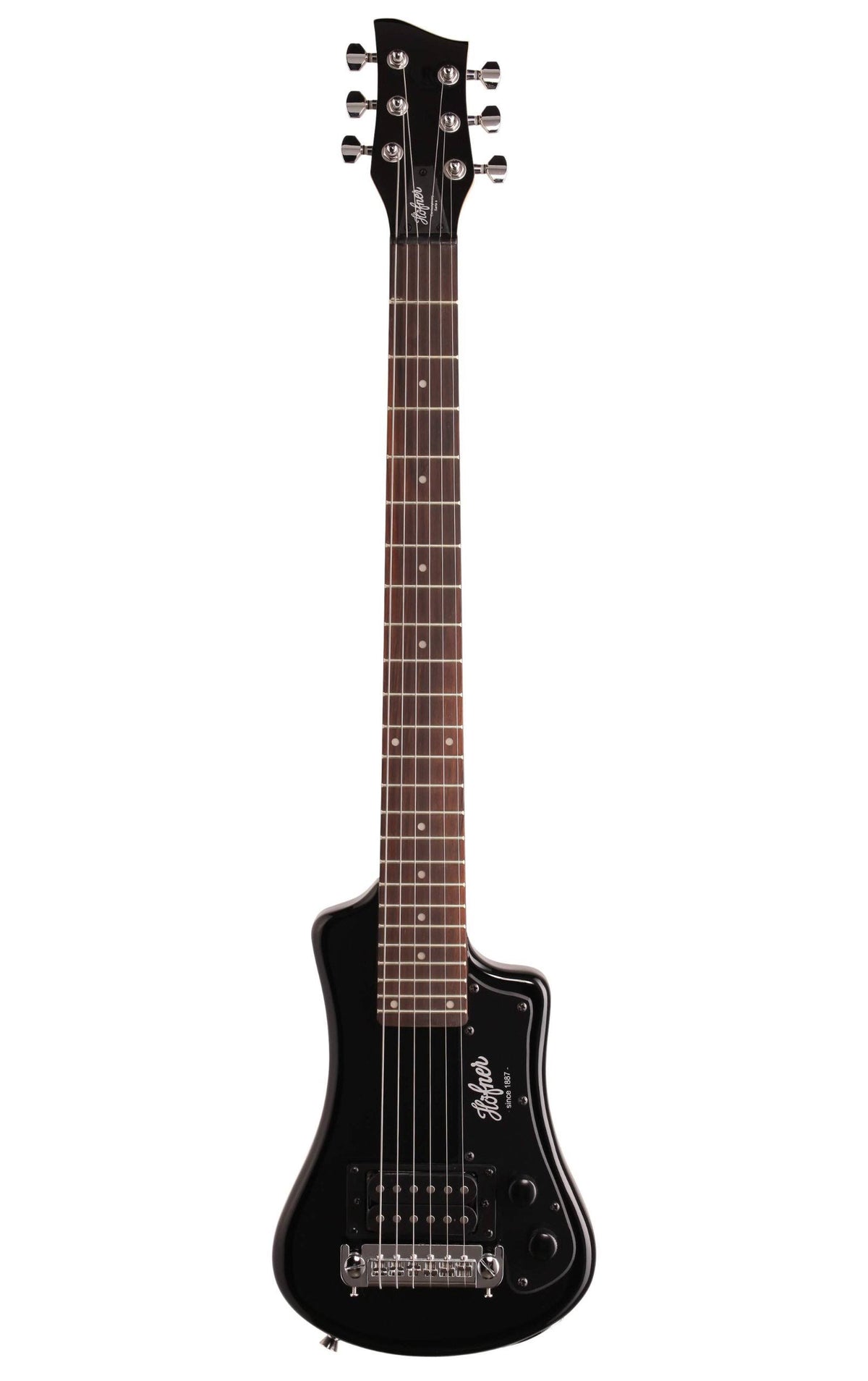 Black Travel Guitar P7322