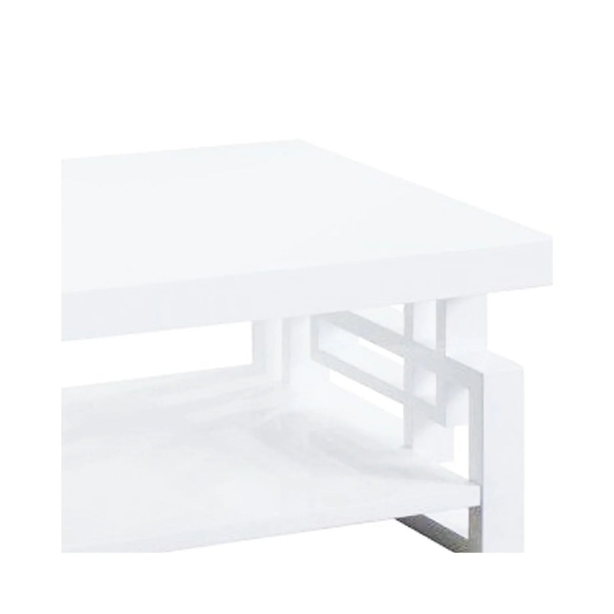 Wooden Coffee End Table with Shelf I38707