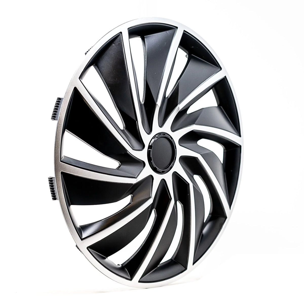 16" Silver & Black Wheel Covers, Set of 4 R5485