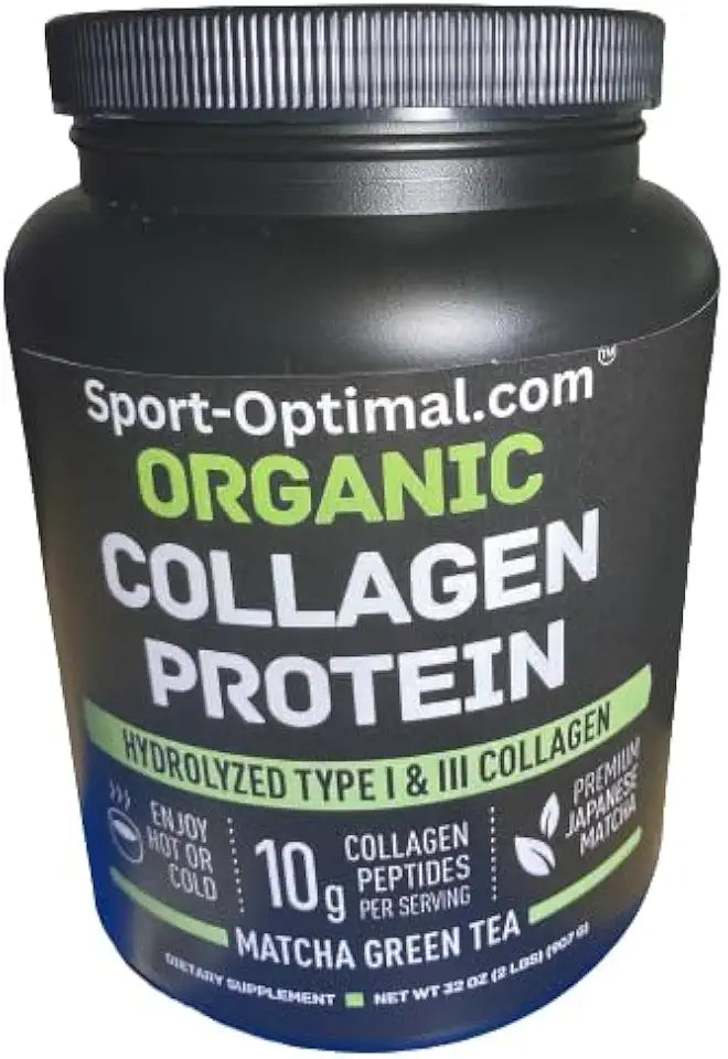 Hydrolyzed Type I & III Collagen Peptides Powder Matcha C413