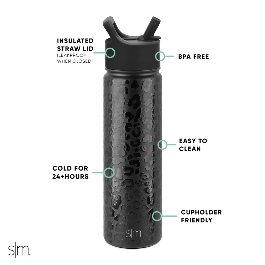 22 fl oz Vacuum Insulated Stainless Steel Water Bottle V7166