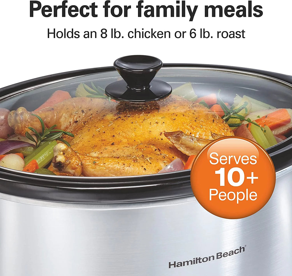 10 Quart Programmable Slow Cooker with Stovetop Safe Crock & 8 Quart Programmable Slow Cooker A252224