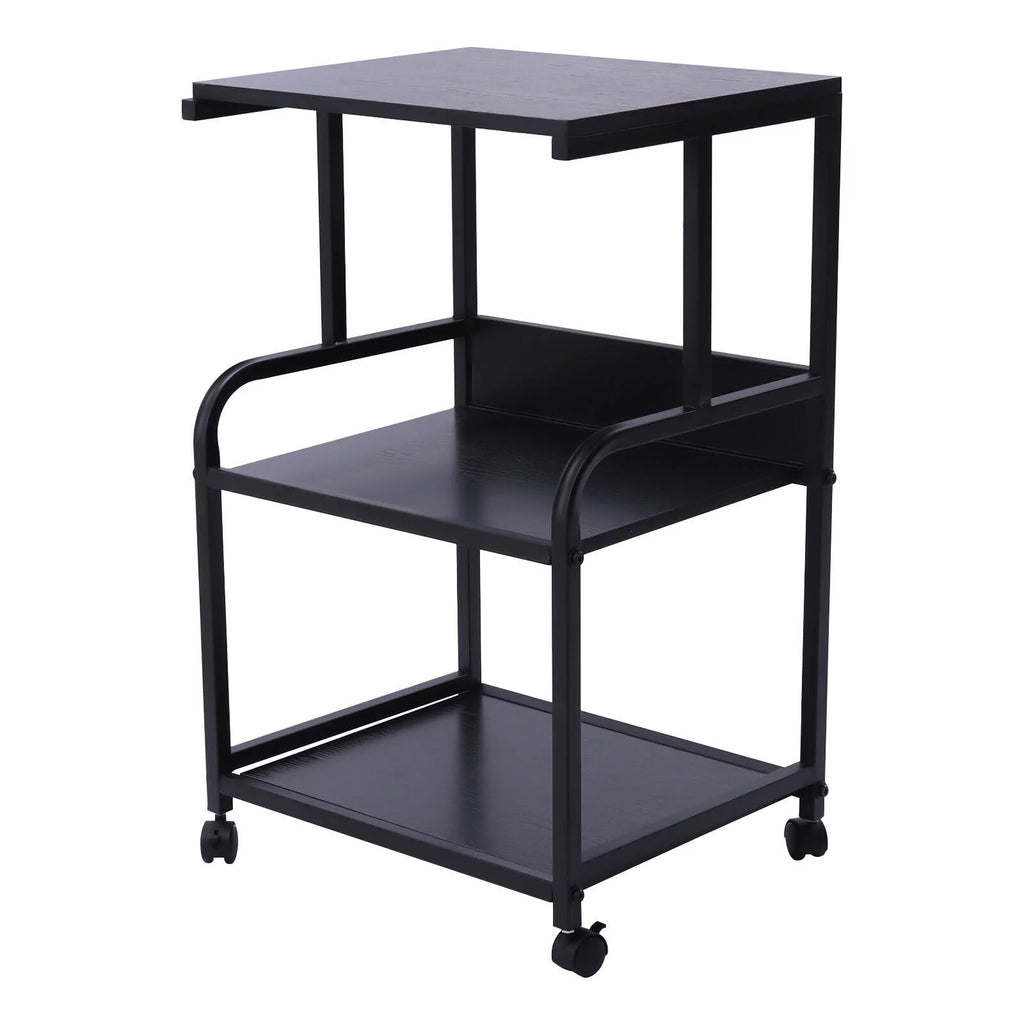 3 Tier Printer Stand Rolling Cart Storage Shelf with Wheel C97892