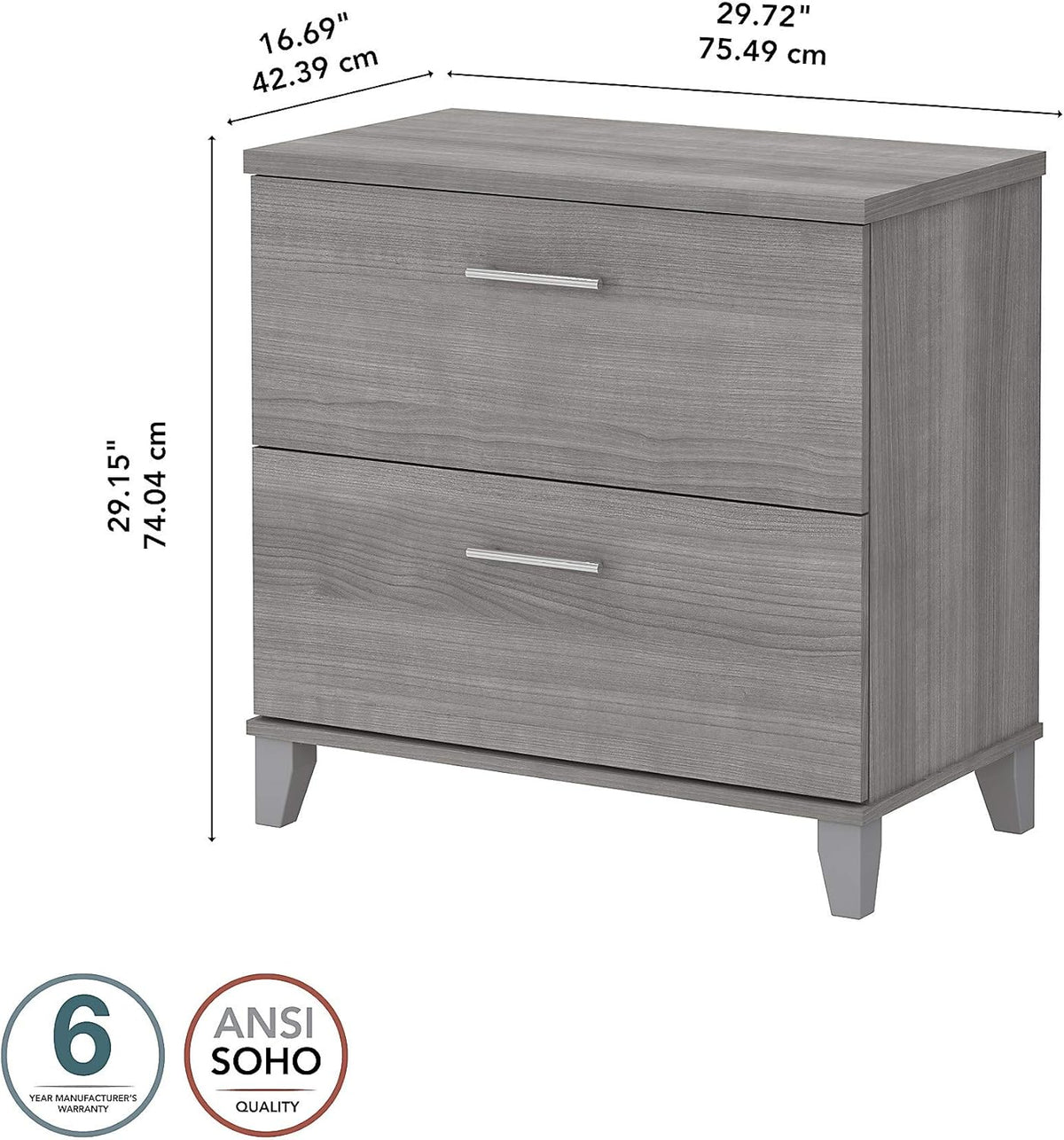 2 Drawer Lateral File Cabinet C489567