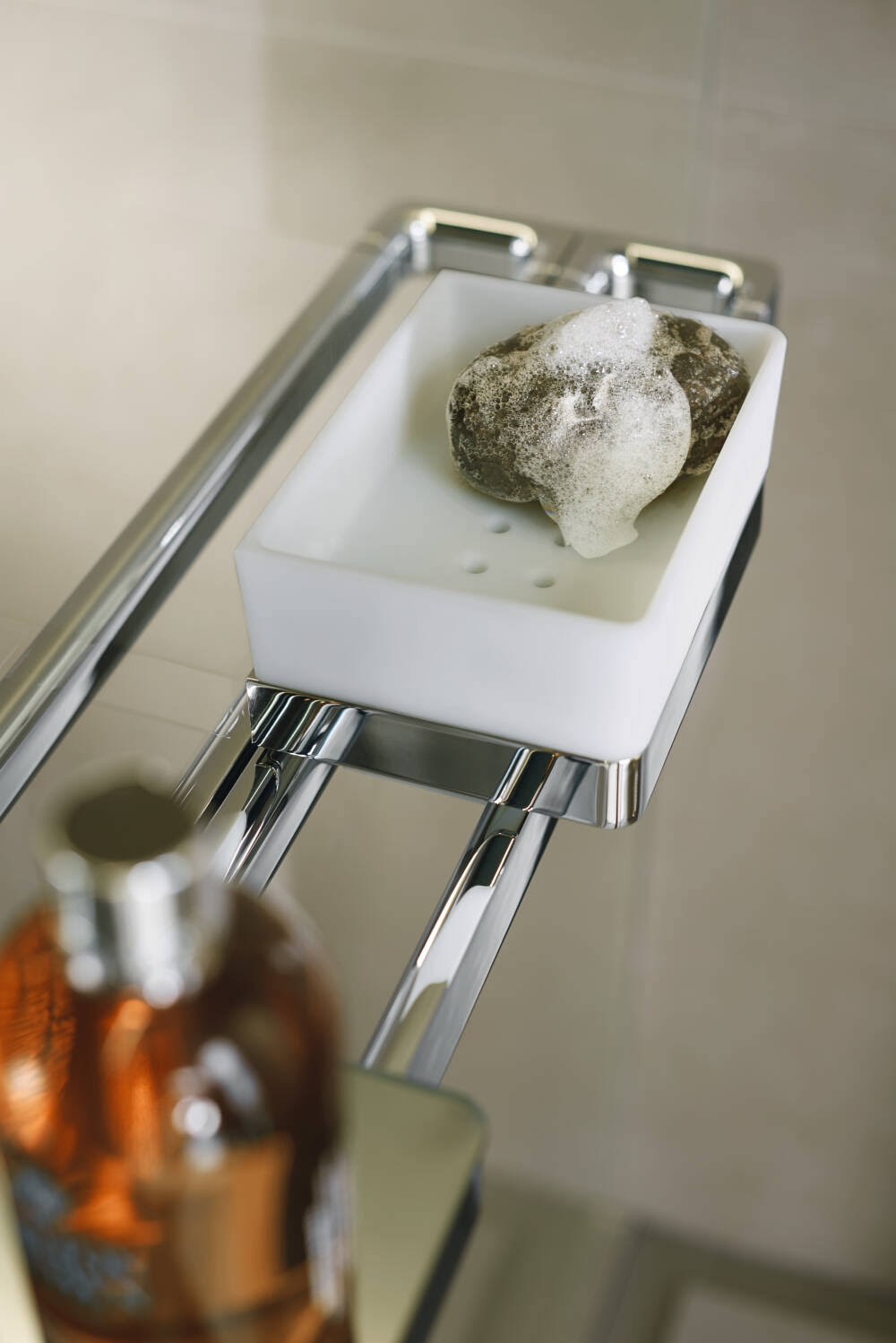 Chrome Shower Basket K272603