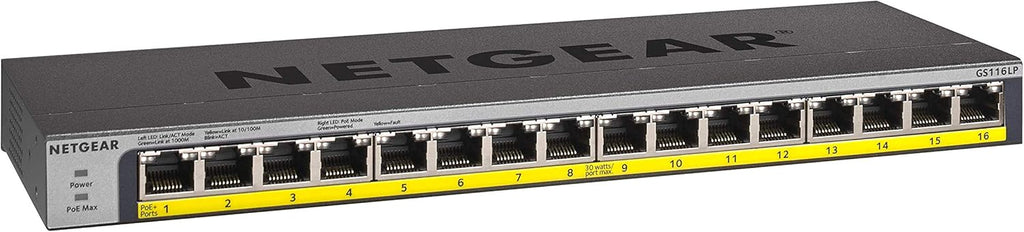 8-Port Gigabit Ethernet Unmanaged PoE Switch with 8 x PoE+ @ 123W A9057