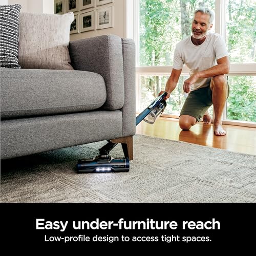 Cordless Pet Vacuum Cleaner with LED Headlights, Removable Handheld, 40min Runtime, Grey G1027