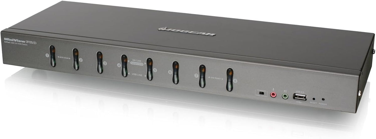 8-Port Rackmount DVI VGA KVMP Switch M675104