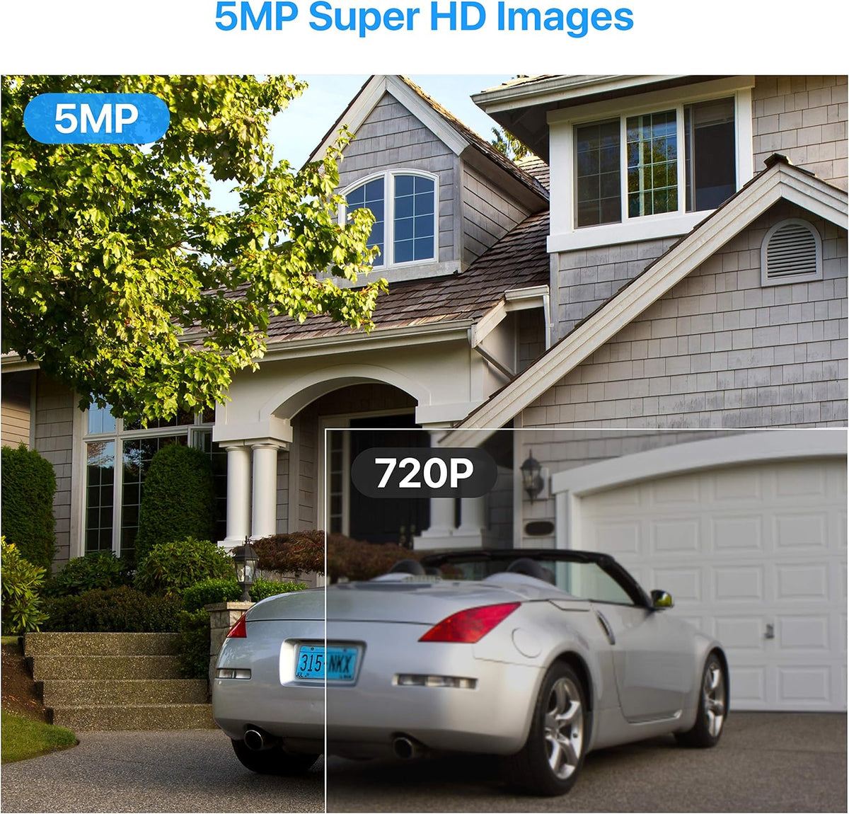 8CH 5MP PoE Security Camera System with 2TB HDD T7402
