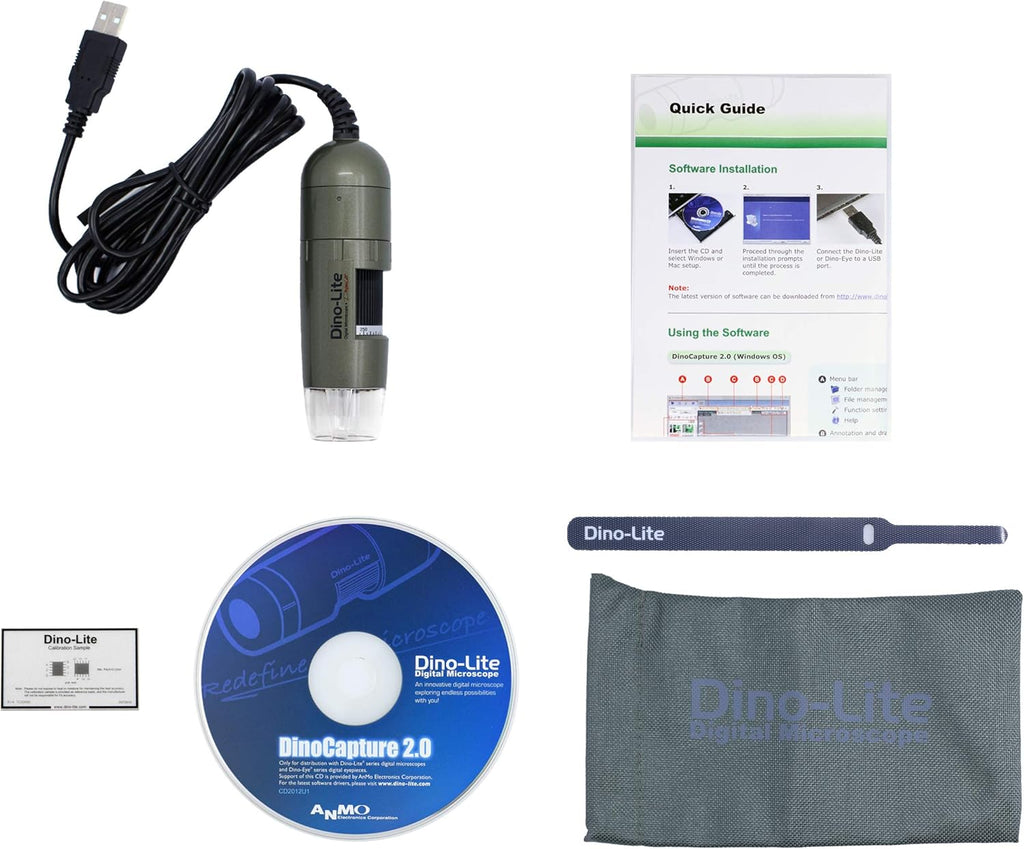 USB Digital Microscope, 1.3MP, 10x - 50x, 220x Optical Magnification M553160