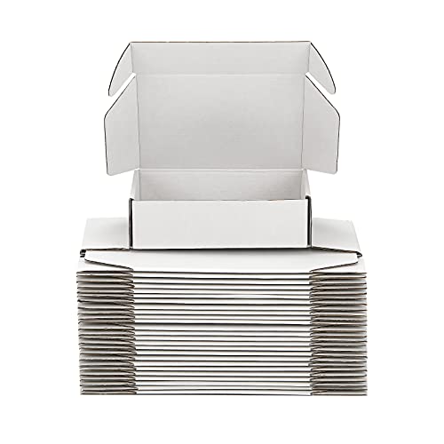 White Corrugated Cardboard Boxes Set of 25 Y31566