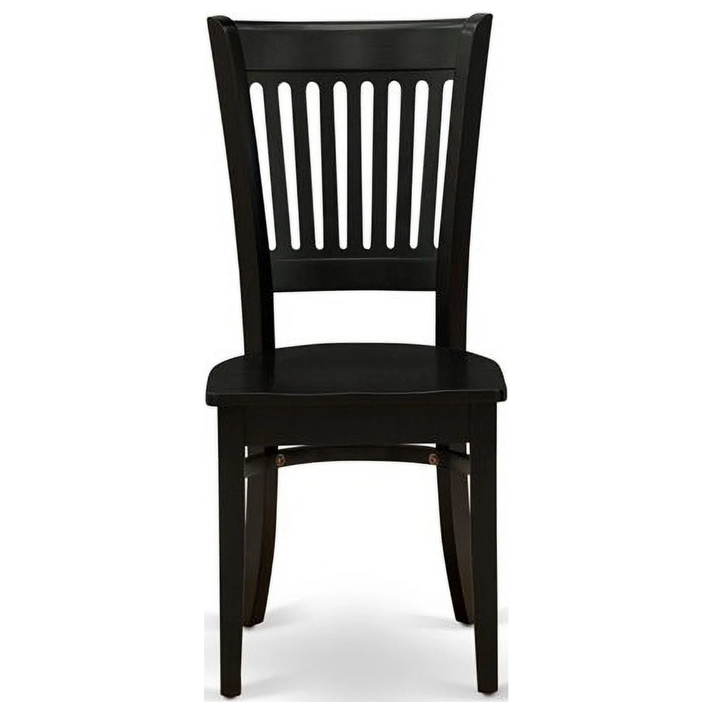 Black Wood Dining Chairs Set of 2 X229