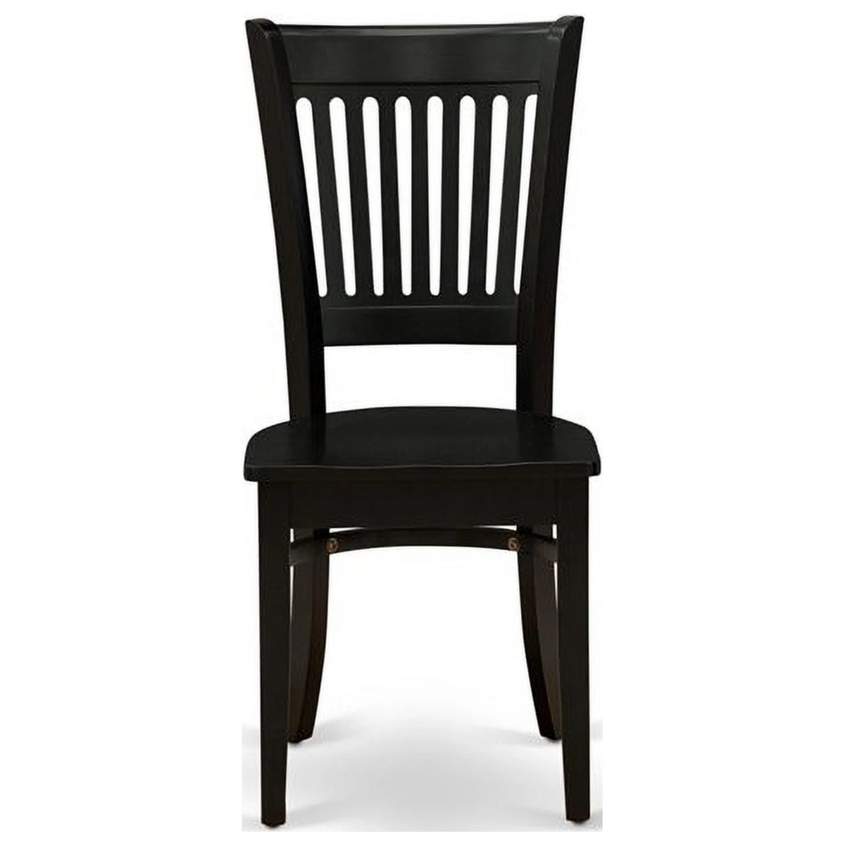 Black Wood Dining Chairs Set of 2 X229